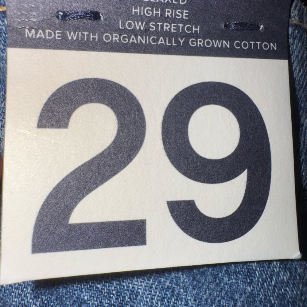 Gap NWT Loose 90’s High Rise Loose Women’s Jeans Size 29 8R - Picture 9 of 12